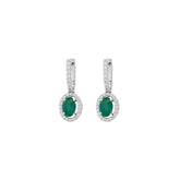 Emerald Earring. Gold and diamond earrings. Anatol. Evan Anatol. Golden Hall. Stud earring. 