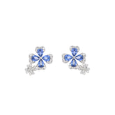 Diamond Earrings. Earring for Gift. Stud Earring. Anatol. Gift. Anatol Jewelry. Fine Jewelry. Four leaf clover earrings. Lucky earring.