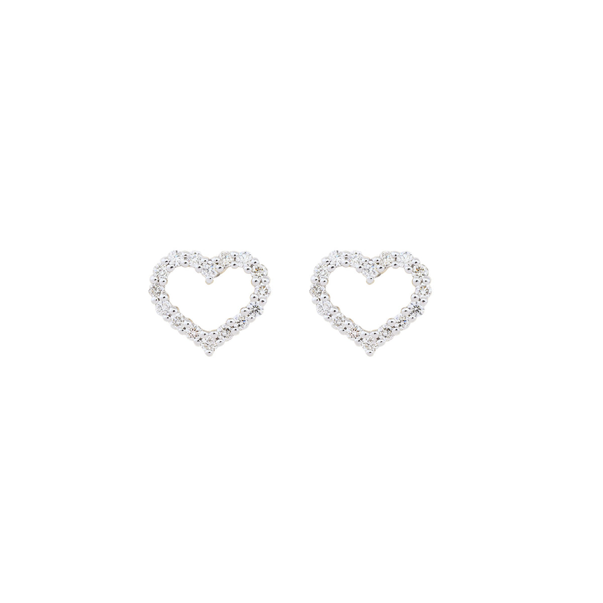 Diamond Earring. Heart Earring. Earring Gift. Diamond heart. Anatol Jewelry. Fine Jewelry. Golden Hall. Athens.