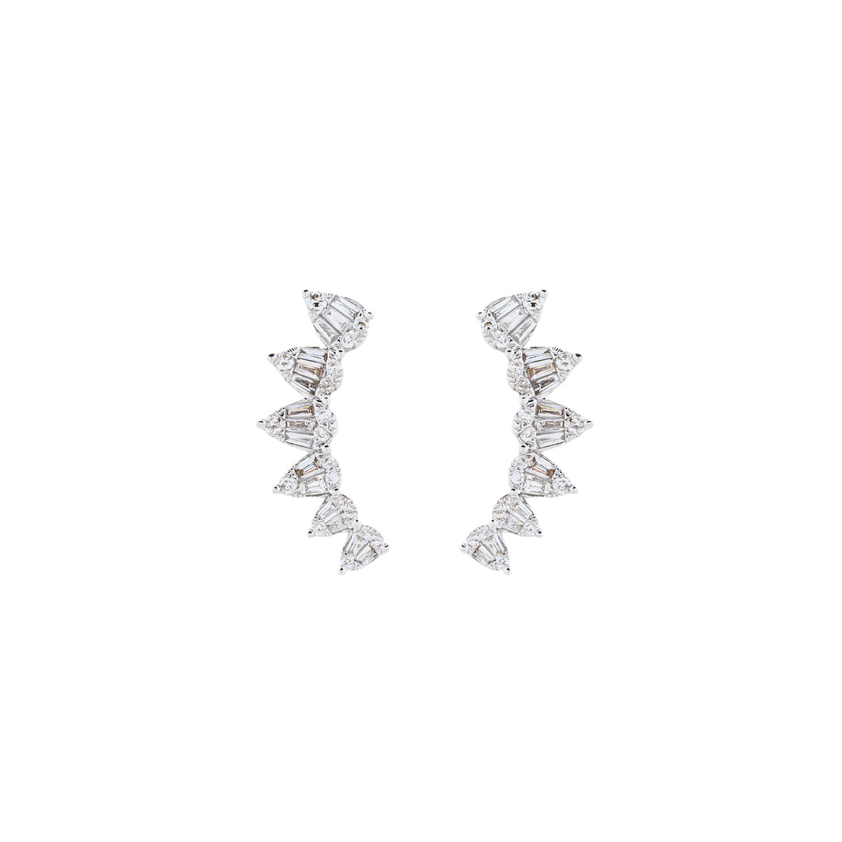 Line of Diamonds Earring