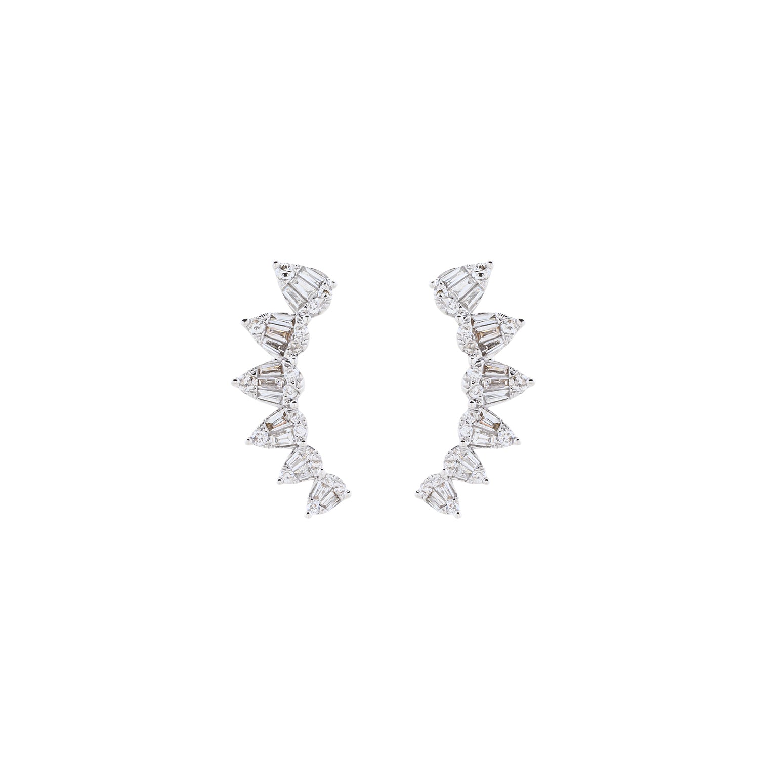 Line of Diamonds Earring