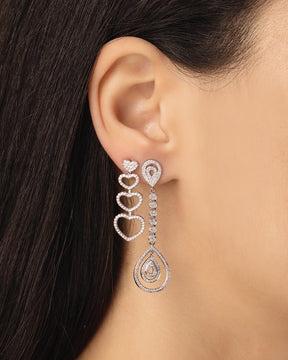 Drop Diamond Earring
