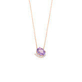 Fine Jewelry Necklace. Diamond Necklace. Golden Hall. Χρυσά κοσμήματα. Κοσμήματα Κηφισιά. Κολιέ με διαμάντια. Κολιέ με μπριγιάν. Ακριβό Κολιέ. Χρυσό Κολιέ. Amethyst Necklace.
