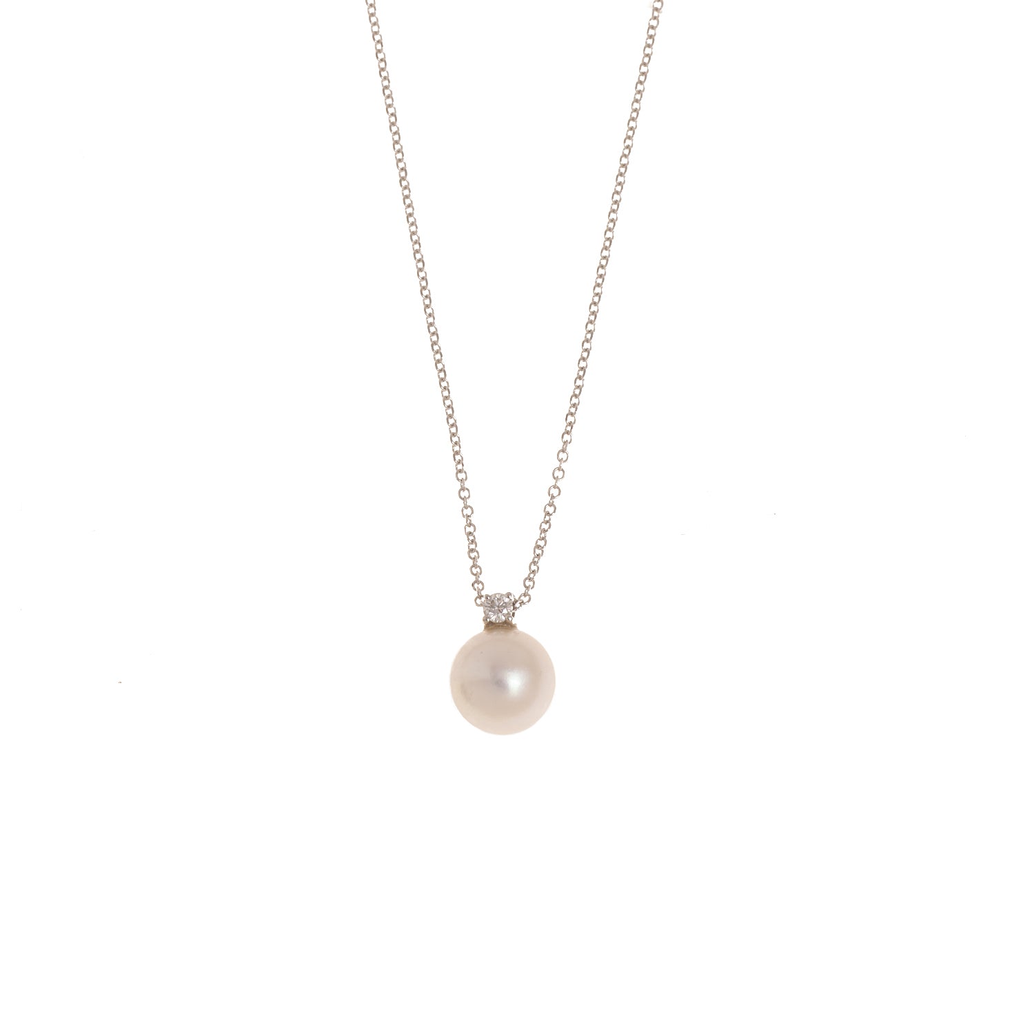 Pearl Necklace. Fresh water pearl. Sea pearl. Diamond and pearl necklace. Diamond Necklace. Chain necklace. Classic Necklace. Pearl Gift. Fine jewelry. Anatol jewelry. Χρυσά κοσμήματα. Κοσμήματα Κηφισιά. Κολιέ με μαργαριτάρι. Κολιέ με πέρλα. Κολιέ με μπριγιάν και μαργαριτάρι. Κολιέ με διαμάντι και πέρλα.