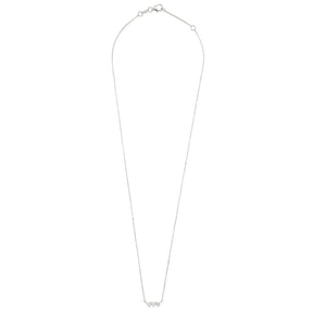 Three Diamond Bar Necklace