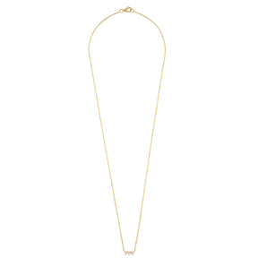 Gold and diamond bar necklace. Bar necklace. Diamond Necklace. Diamond Bar. Necklace. Fine Jewellery. Golden Hall. Greece. Athens. Χρυσή μπαρέτα. Διαμαντένια μπαρέτα. Χρυσό κολιέ. Κολιέ με διαμάντια.