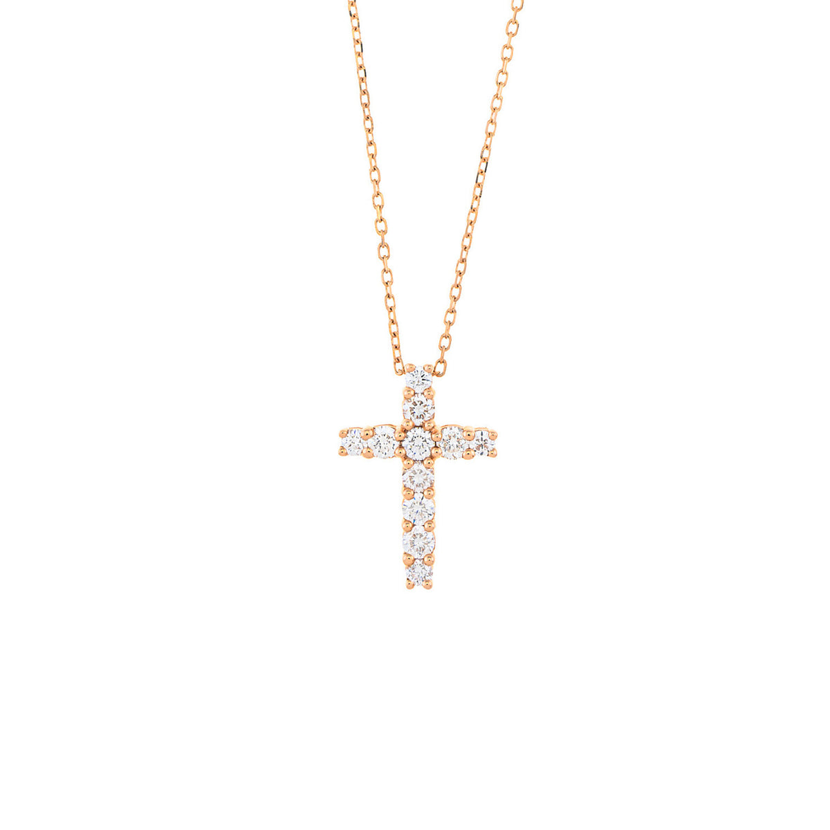 Diamond Cross. Gold and diamond cross. Cross for christening. Cross for baptism. Evan Anatol. Golden Hall. Greece.