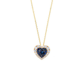 Blue Layers of Love Necklace