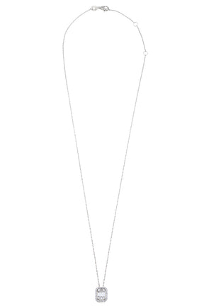 Rectangle Diamond Necklace