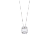 Rectangle Diamond Necklace