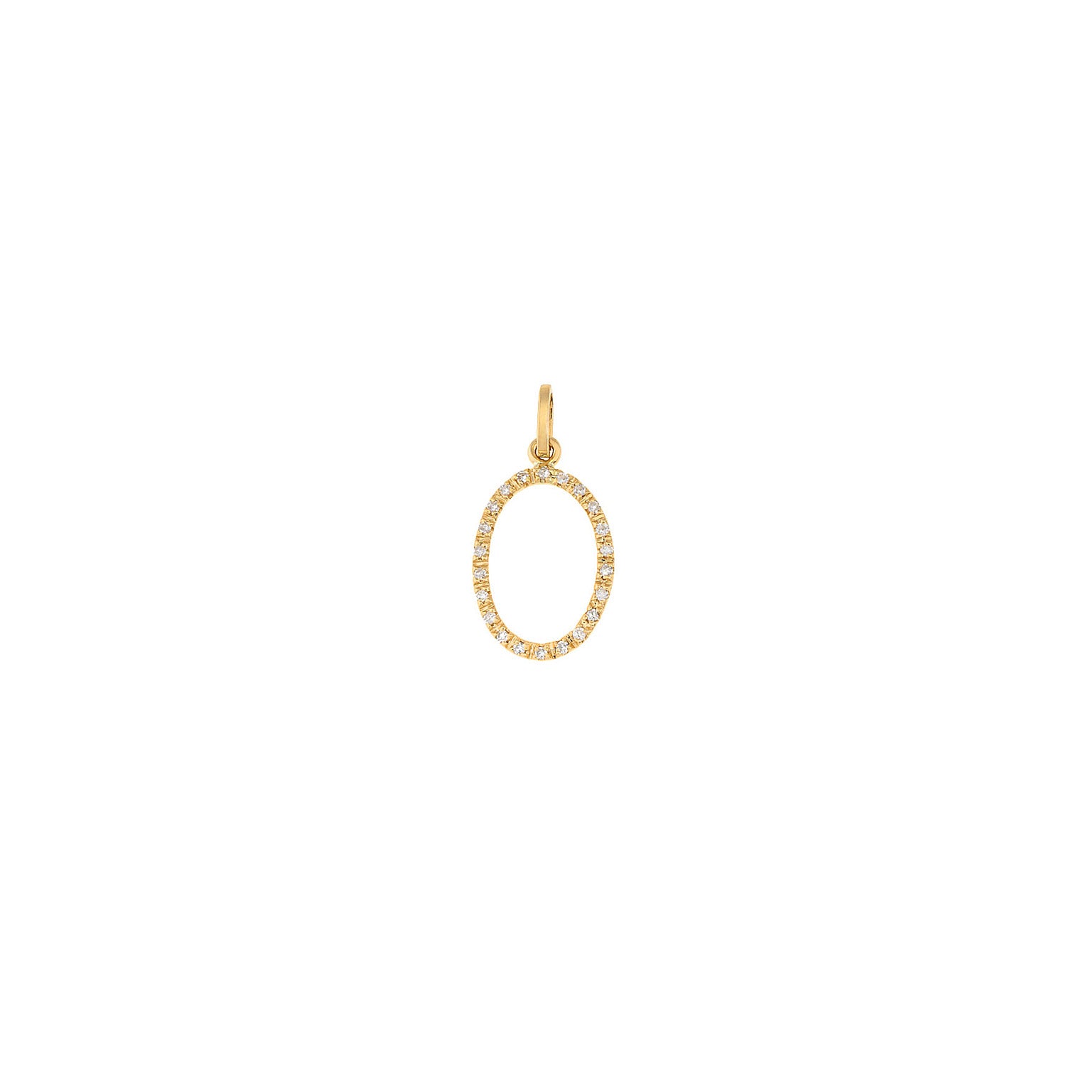 Oval Diamond Pendant