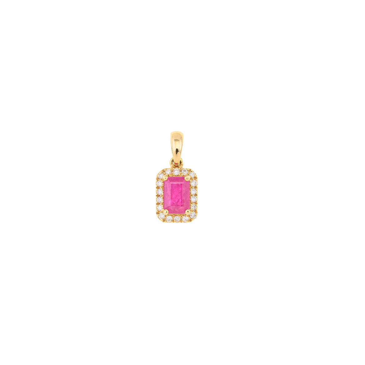 Ruby and Diamond Pendant