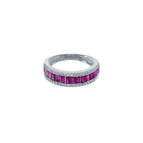 Ruby Ring. Diamond and Ruby ring. Gift ring. Gold ring. Diamond ring. Precious stone ring. High end ring. Anatol jewelry. Fine jewelry. Golden Hall. Kifissia. Step cut ring. Red Ruby. Fine jewelry. Ring. Engagement ring. Athens. Δαχτυλίδι με ρουμπίνι και διαμάντια. Δαχτυλίδι με κόκκινο ρουμπίνι και μπριγιάν.