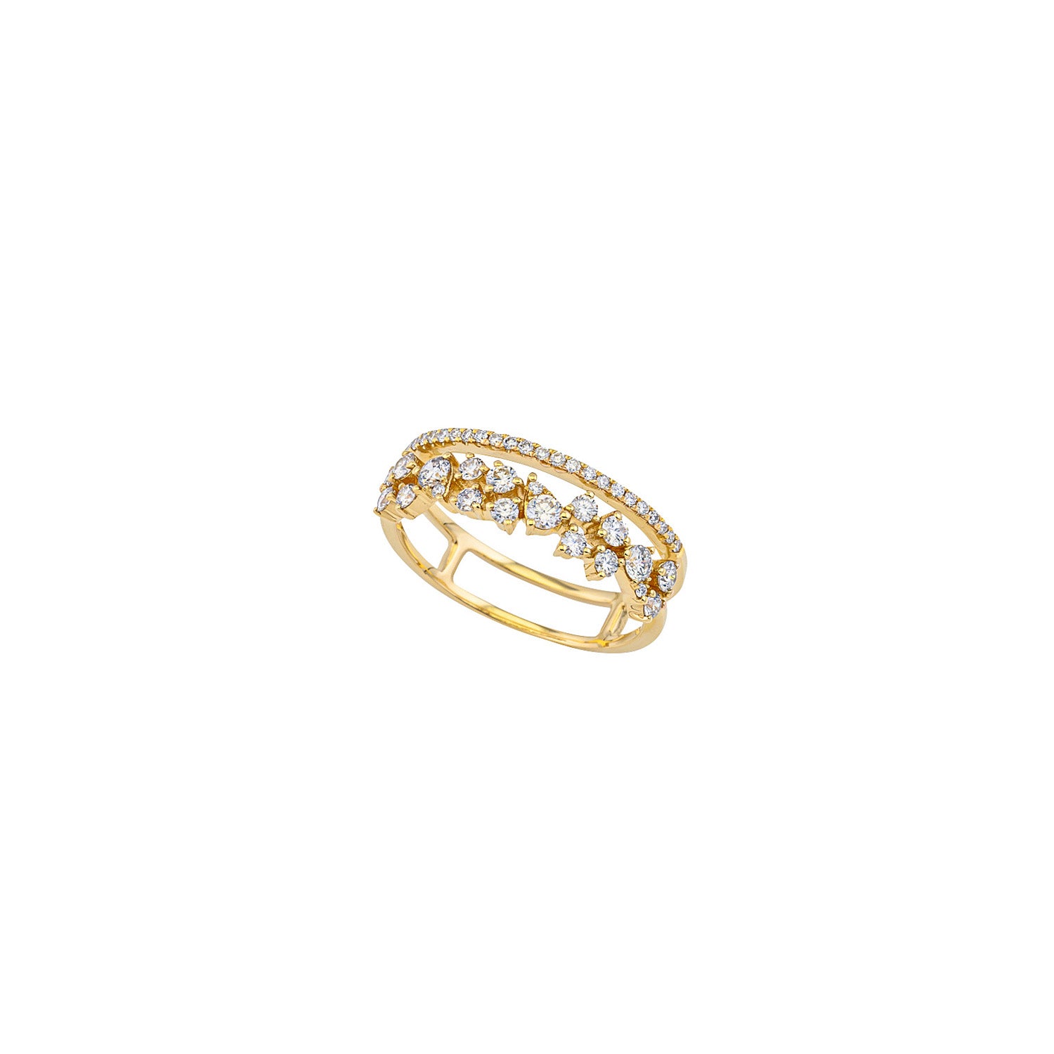 Gold and diamond ring. Eternity ring. Diamond wedding band. Diamond eternity ring. Anatol jewellery. Golden Hall. Fine jewellery. Χρυσά κοσμήματα. Κοσμήματα Κηφισιά. Βέρες γάμου. Διαμαντένια βέρα. Βέρα με διαμάντια. Δαχτυλίδι σειρέ με μπριγιάν. Σειρέ δαχτυλίδι με διαμάντια. 