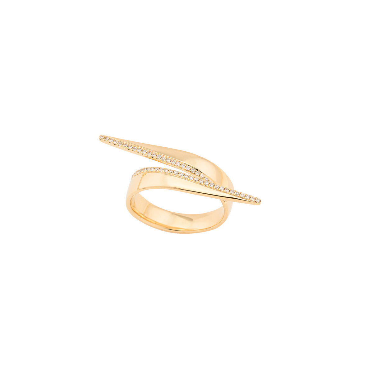 Gold and diamond ring. Diamond lines ring. Diamond ring. Ring for gift. Fine Jewelry. Anatol. Kifissia. Golden Hall. Κοσμήματα δαχτυλίδι. Δαχτυλίδι με διαμάντια. Κοσμήματα Κηφισιά. Δαχτυλίδι χρυσό. Κόσμημα δώρο. Athens.