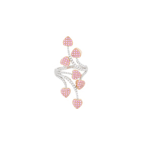 Branch Growing Hearts Ring