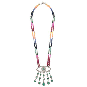 Green Oasis Eye Necklace
