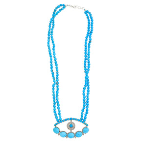 Blue Ocean Eye Necklace