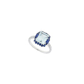 Blue Bubble Ring