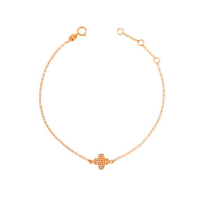Flat Cross Bracelet - Anatol Jewelry