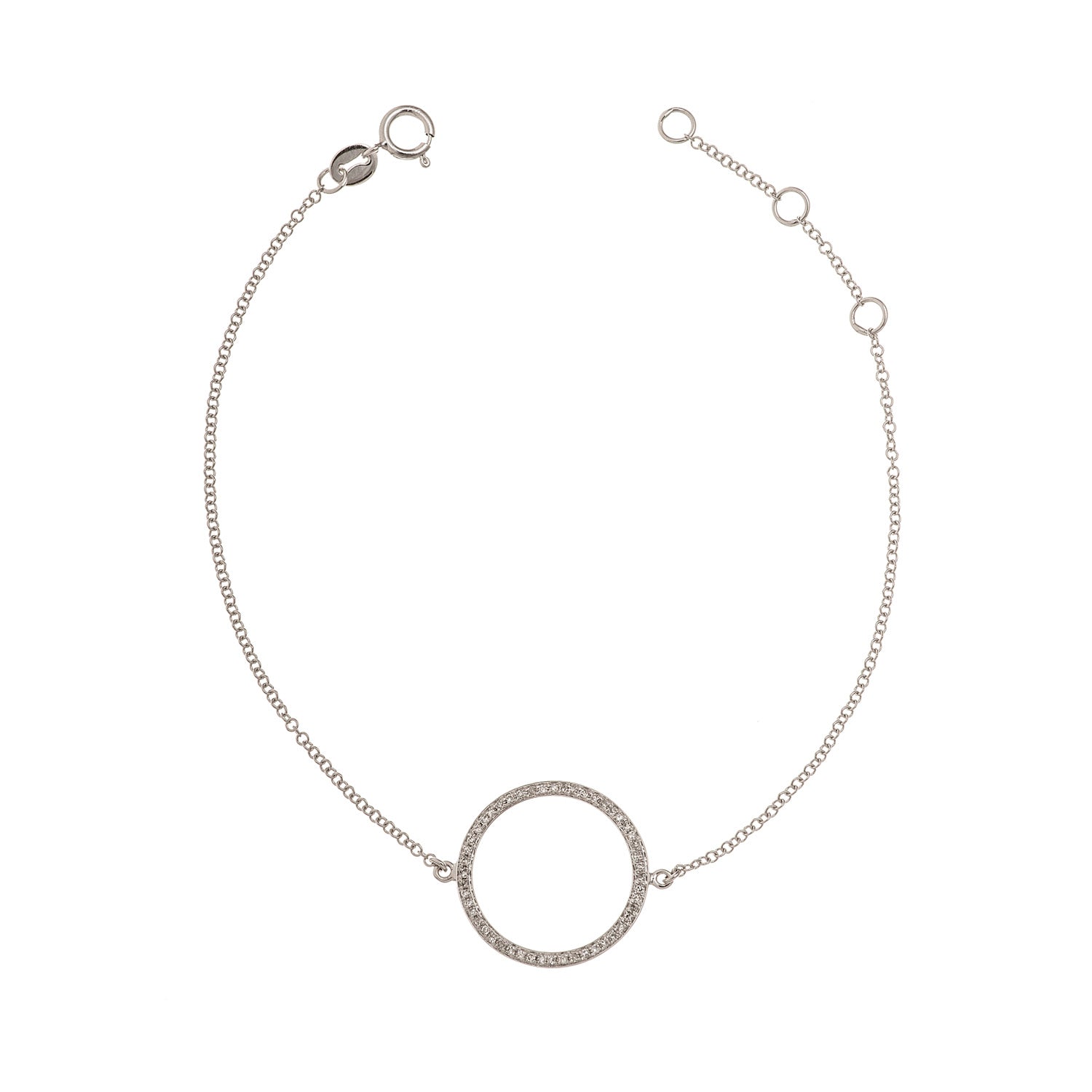 Open Circle Chain Bracelet - Anatol Jewelry