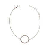 Open Circle Chain Bracelet - Anatol Jewelry