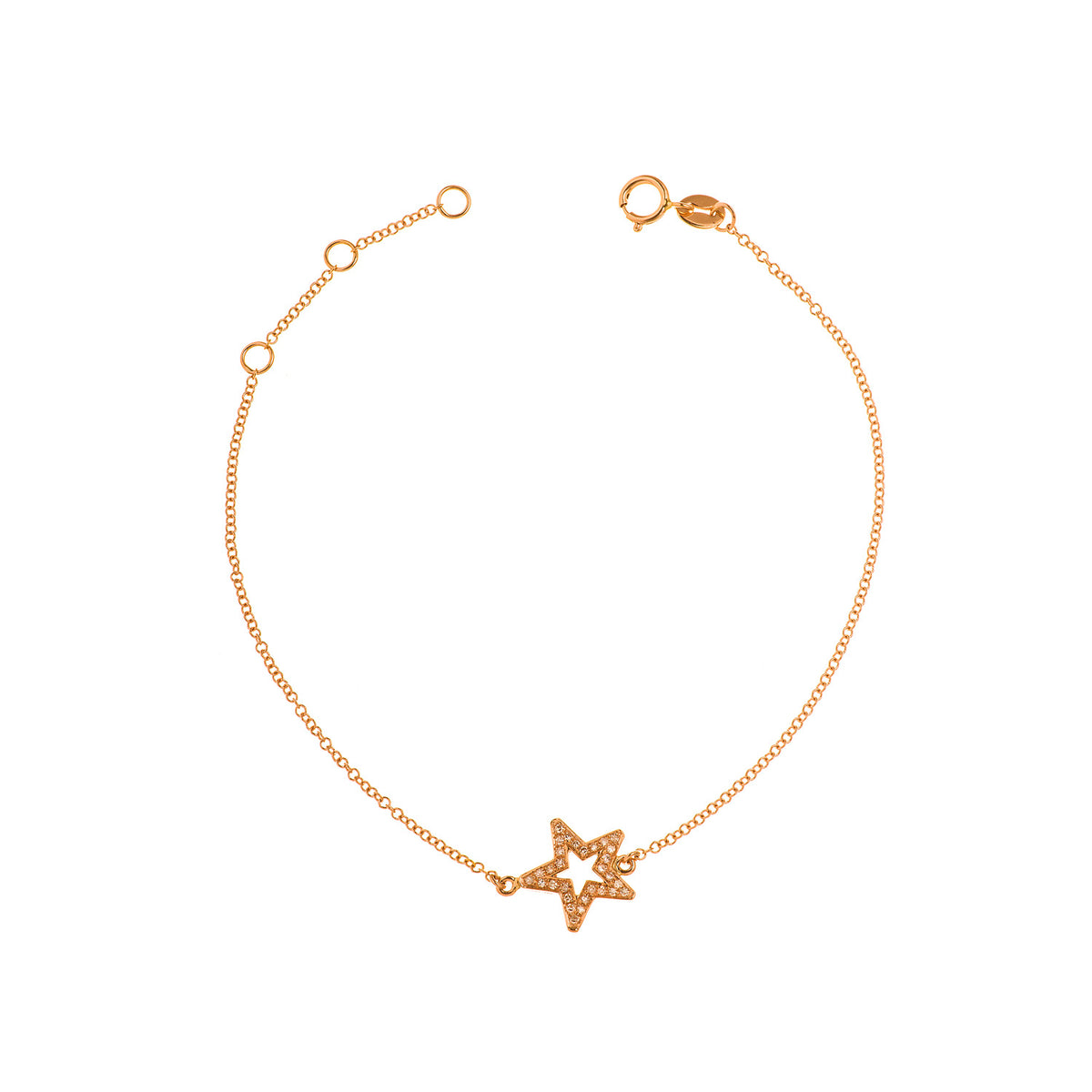 Hollow Star Chain Bracelet - Anatol Jewelry