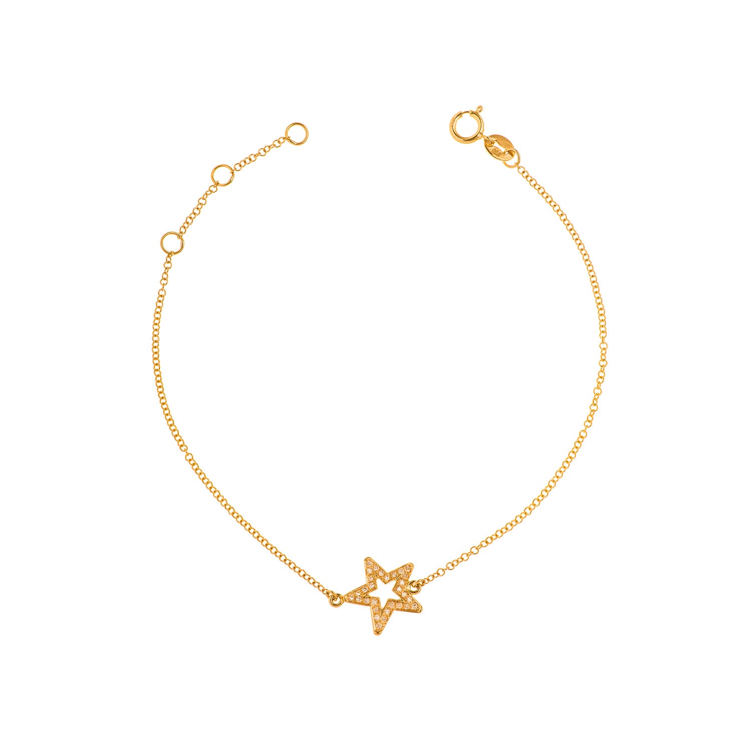 Hollow Star Chain Bracelet - Anatol Jewelry