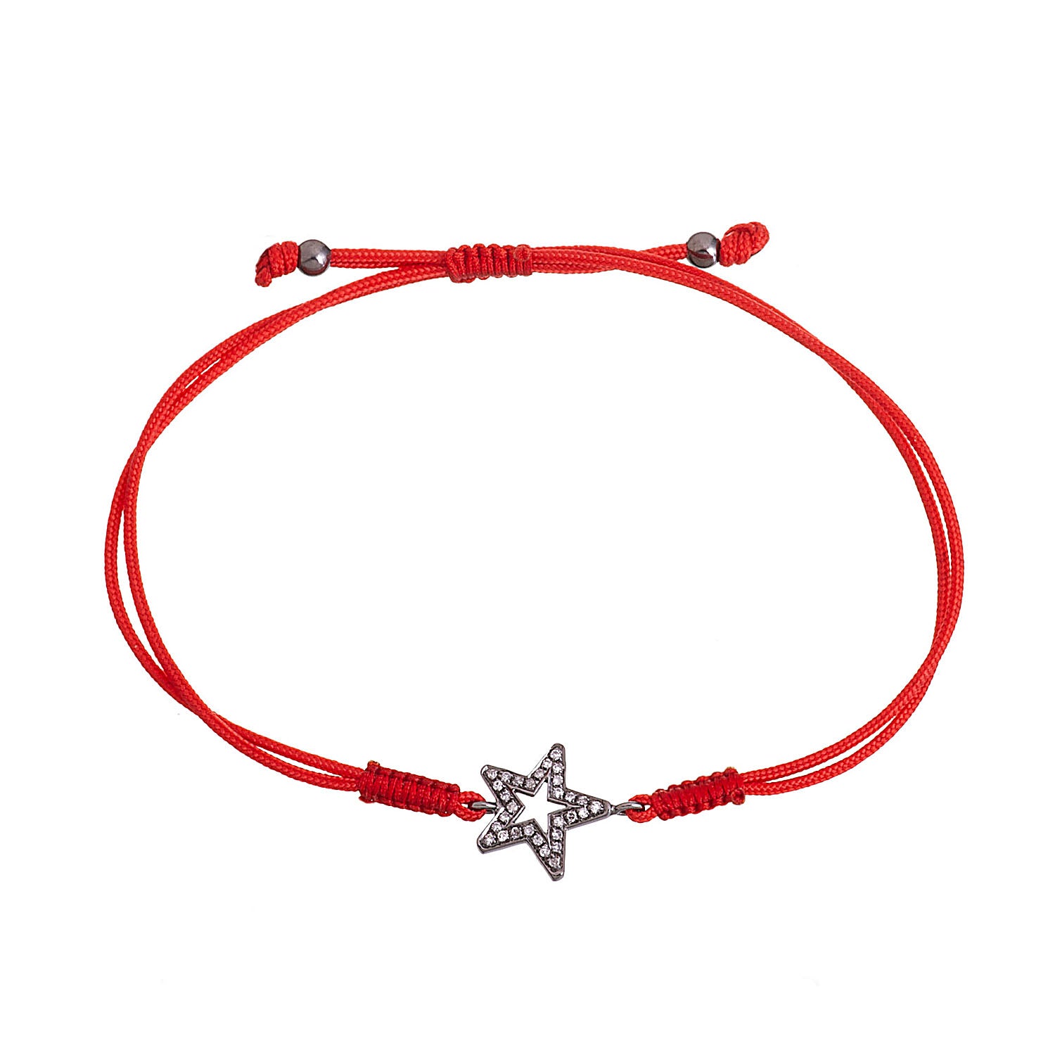 Diamond Star Cord Bracelet