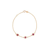 Diamond and Ruby Bracelet