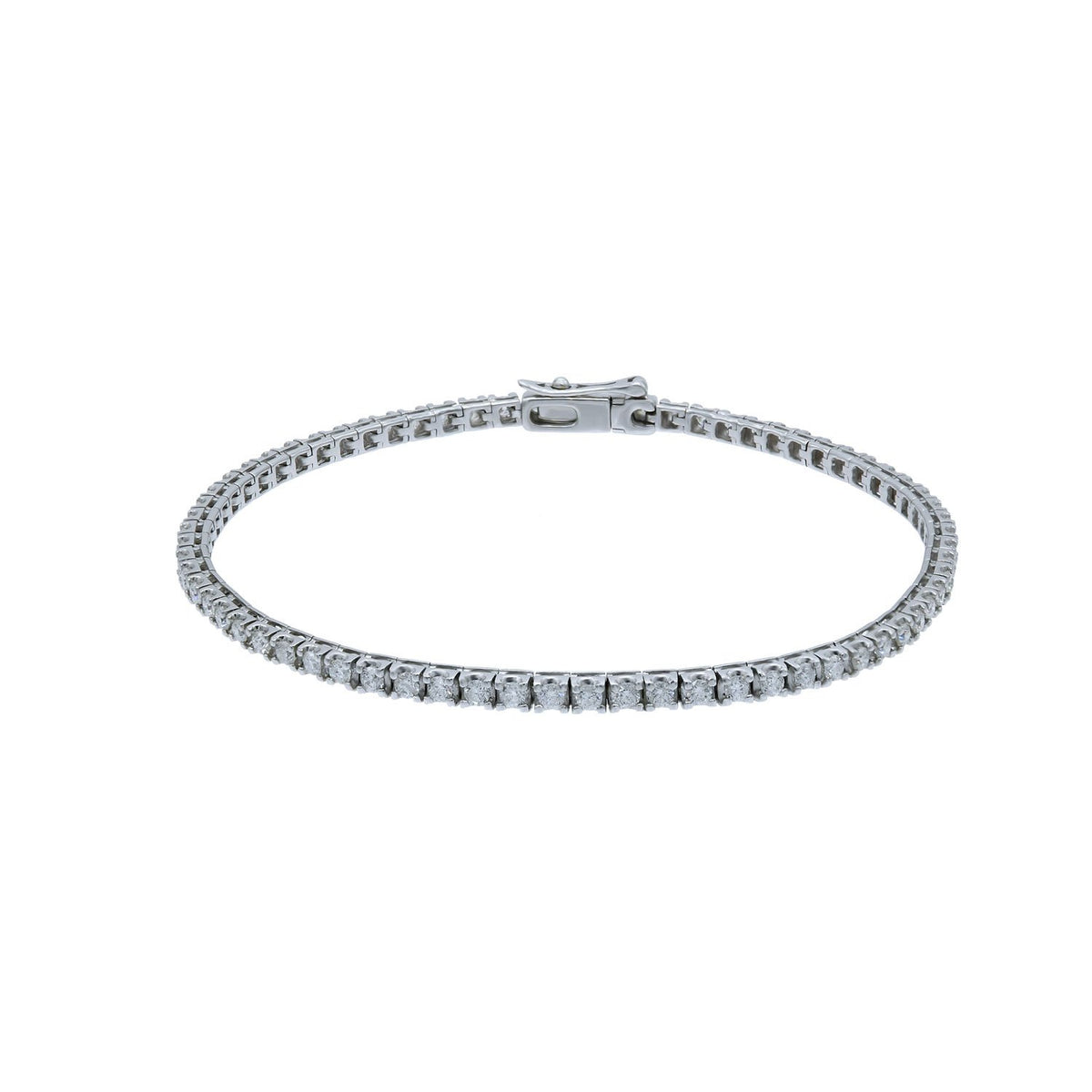White Diamond Tennis Bracelet