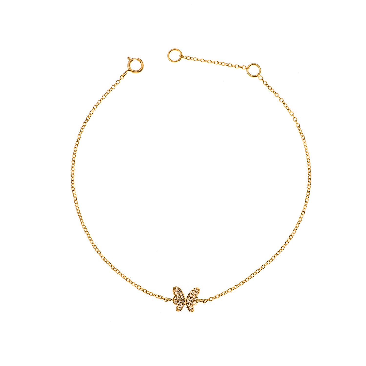 Diamond Butterfly Bracelet - Anatol Jewelry