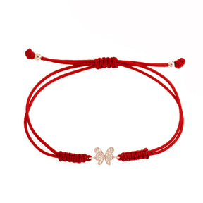 Butterfly Cord Bracelet