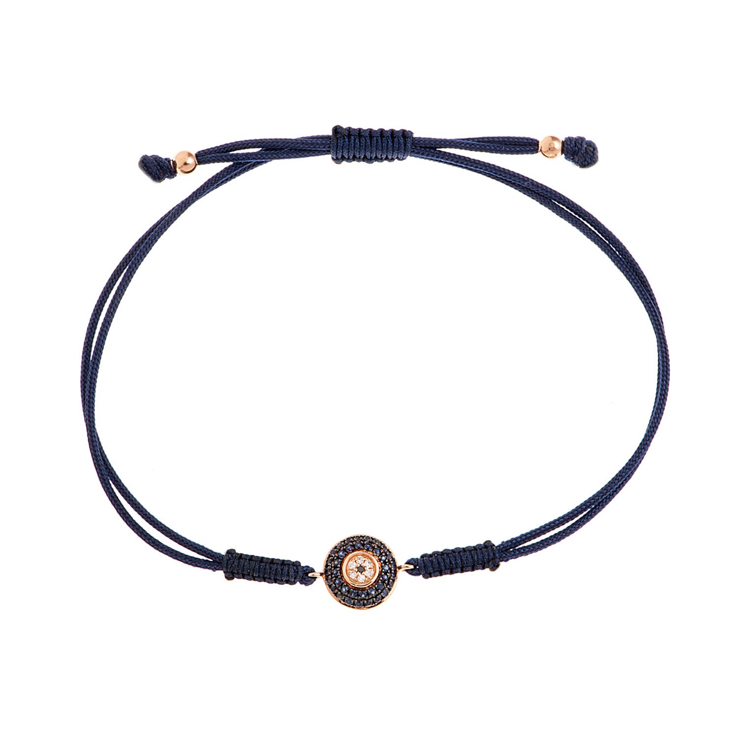 Sapphire Eye Cord Bracelet - Anatol Jewelry