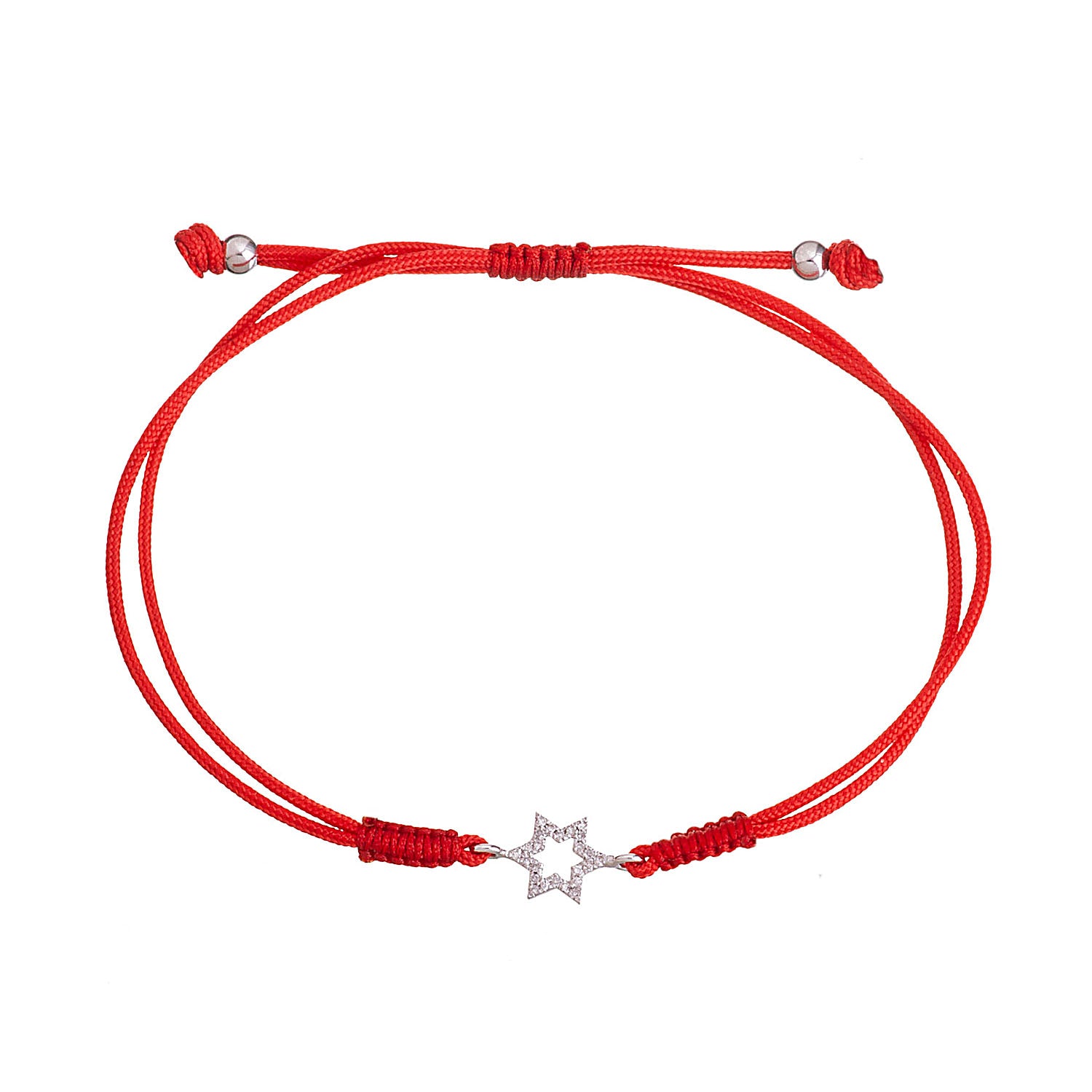 Diamond Star Cord Bracelet