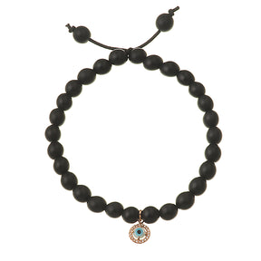 Evil Eye Onyx Bracelet