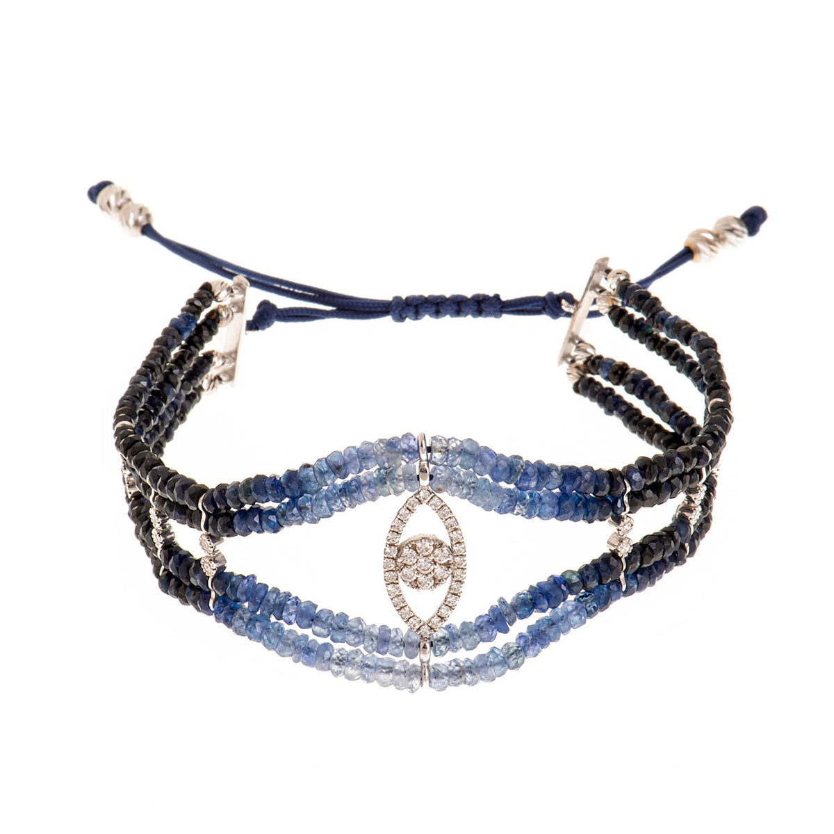 Evil eye bracelet. Diamond evil eye bracelet. Evil eye chain bracelet. Sapphire and diamond eye bracelet. Eye bracelet. Eye jewellery. Anatol jewellery. Χρυσά κοσμήματα. Κόσμημα με μάτι. Βραχιόλι με μάτι. Χρυσό μάτι με μπριγιάν. Ανατολ κοσμήματα.