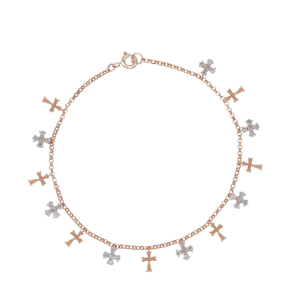 Diamond Cross Bracelets