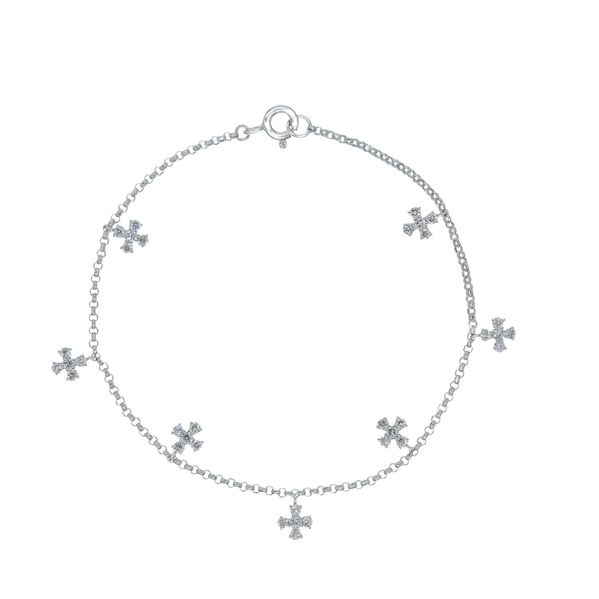 Diamond Cross Bracelets