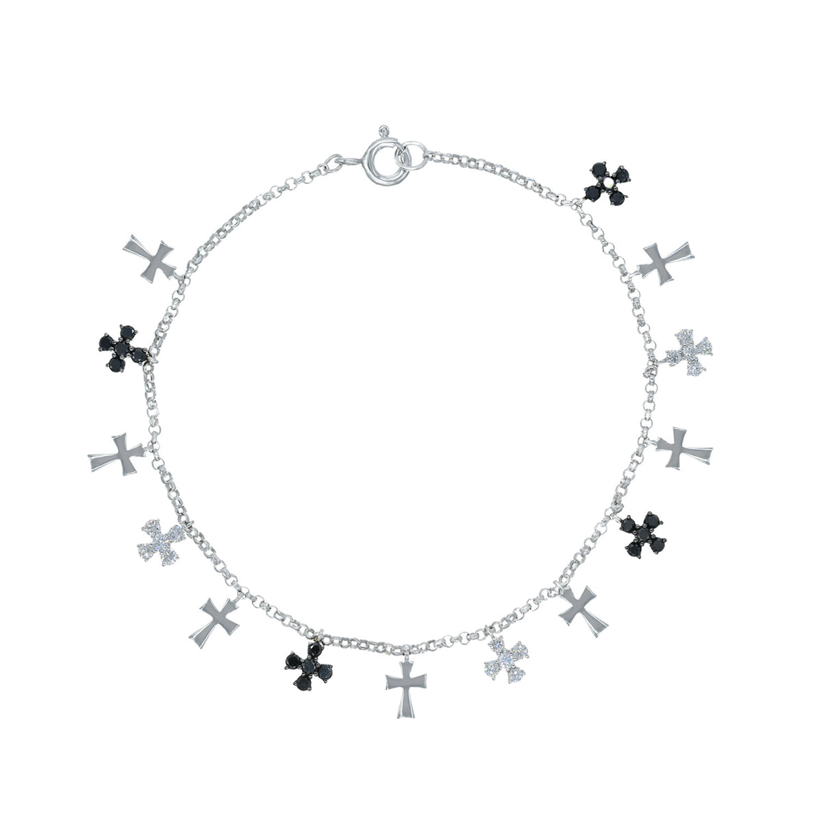 Diamond Cross Bracelets