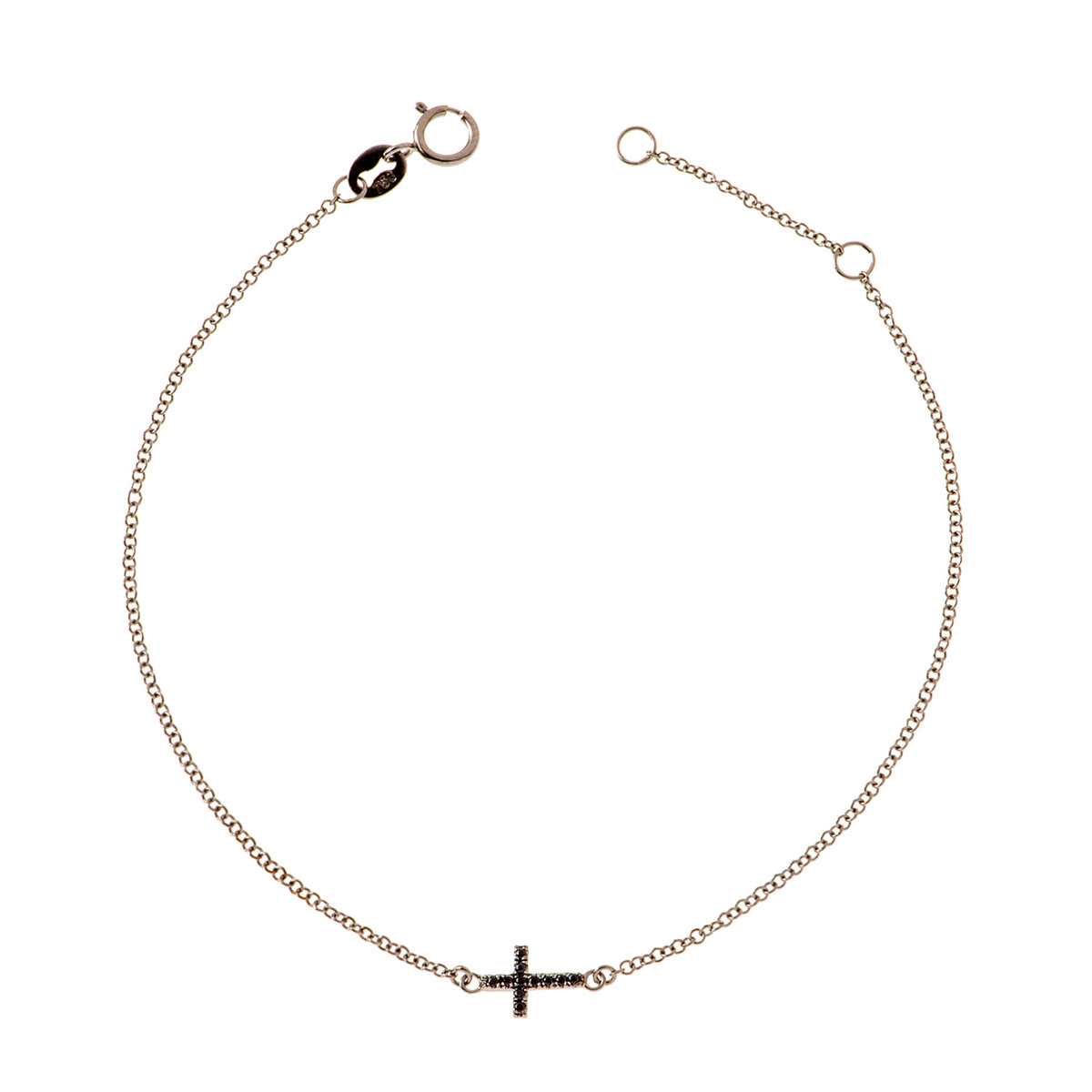 Sapphire Cross Bracelet