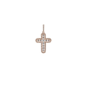 Playful Diamonds Cross Pendant - Anatol Jewelry
