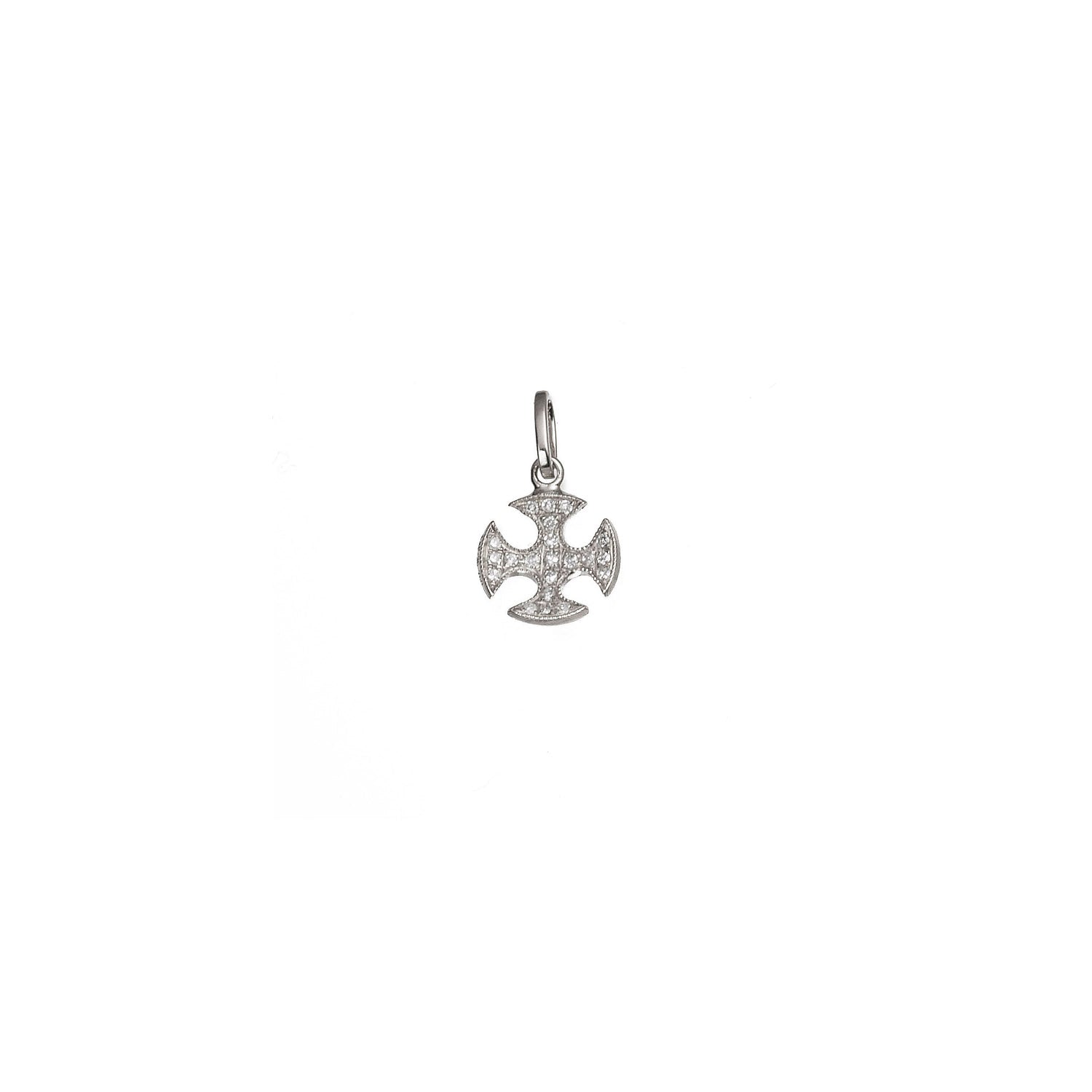 Concave Diamond Cross - Anatol Jewelry