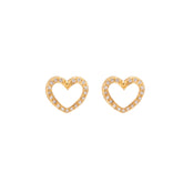 Diamond Heart Earrings