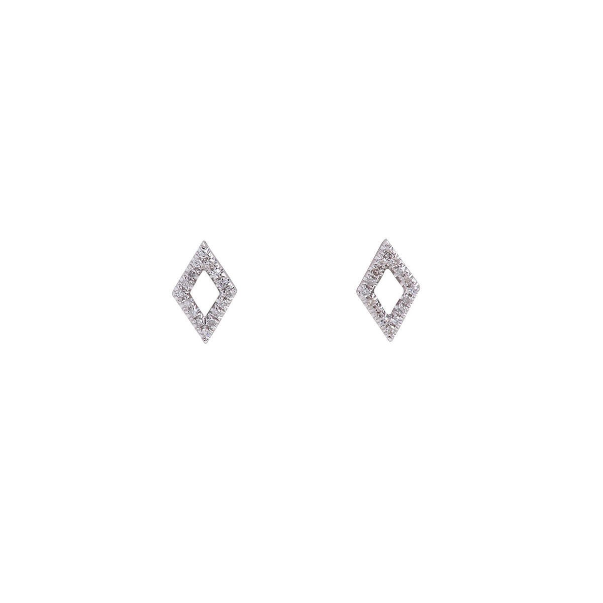Rhombus Diamond Earring