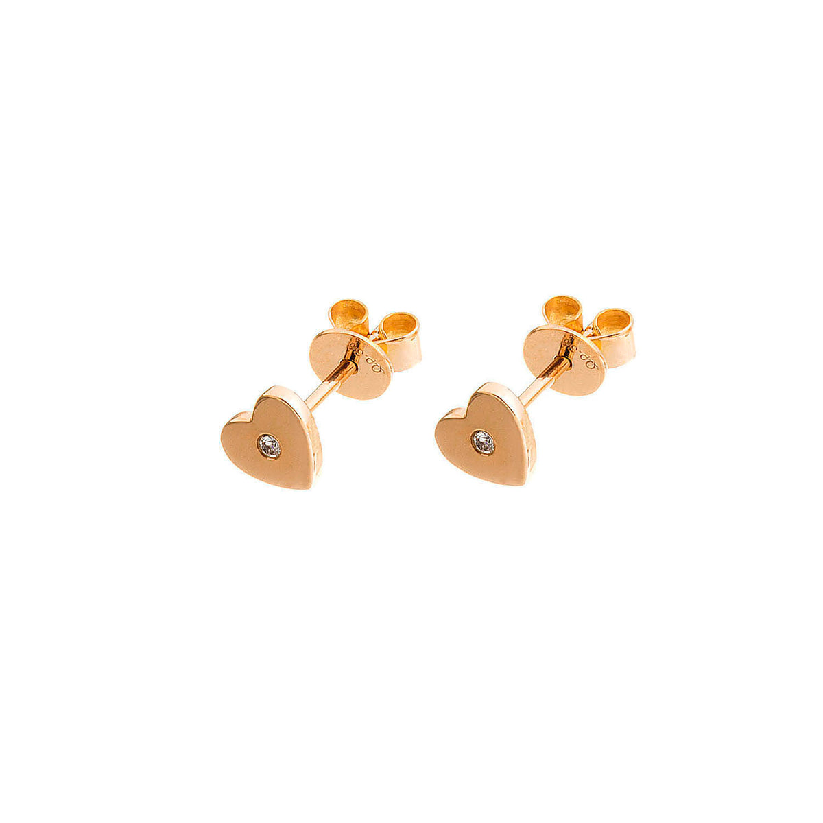 Golden Heart Earrings