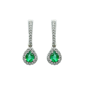 Emerald Drops Earring