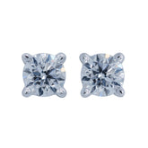 Diamond Earrings. Diamond Studs. Solitaire diamond earrings. White Gold earrings