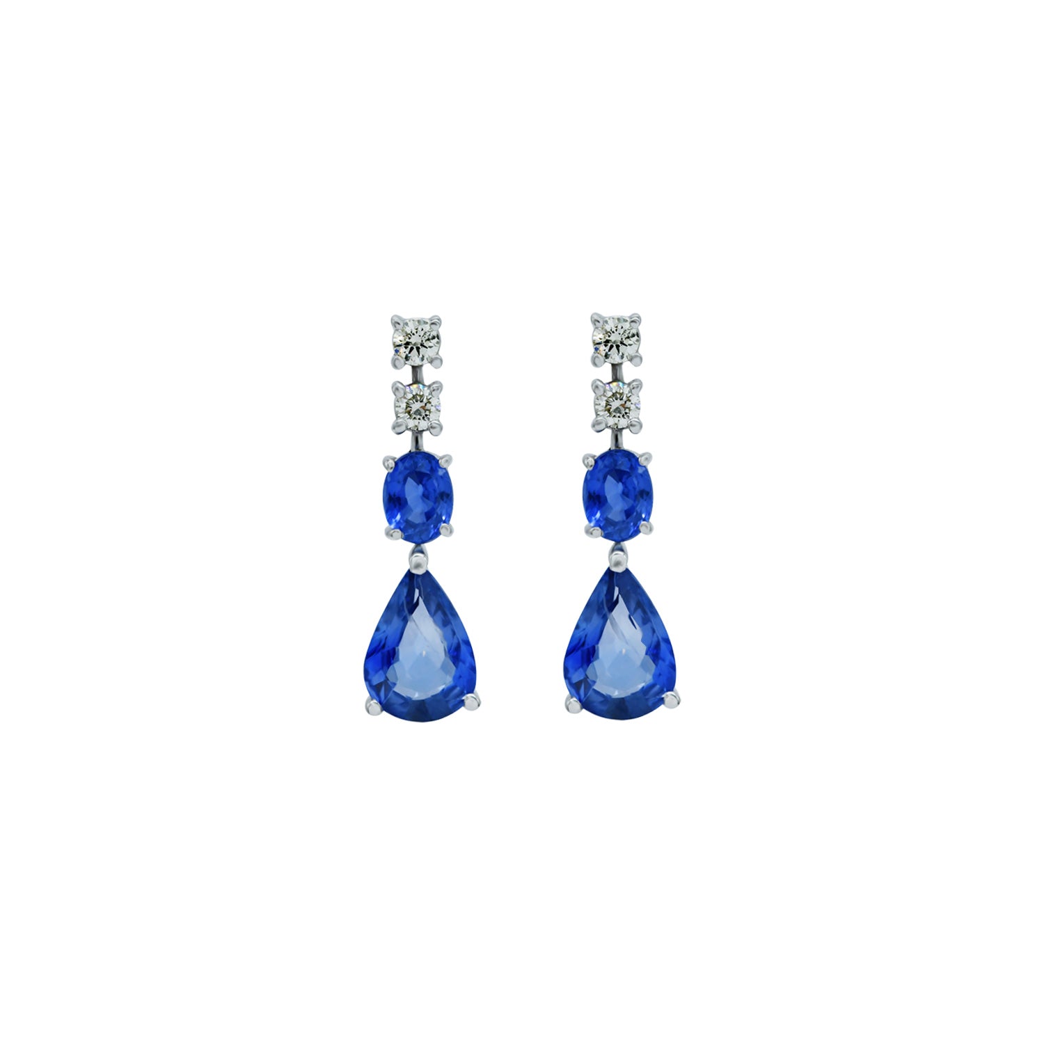 Diamond and Sapphire Earring