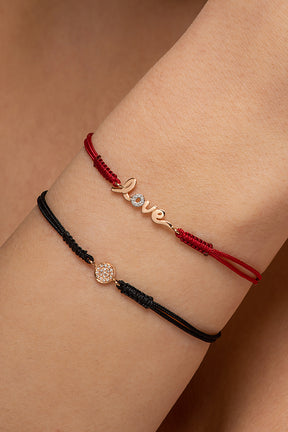 Love Cord Bracelet - Anatol Jewelry